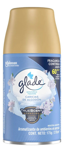 Glade Automatico Repuesto Caricias De Algodon 270 Ml