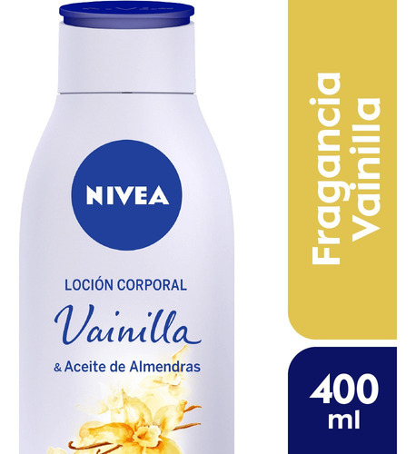 Locion Corporal Vainilla Aceite Almendras Nivea X 400 Ml