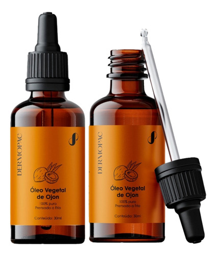 Kit 2 Óleo Vegetal De Ojon Capilar 100% Puro Dermopac 30ml