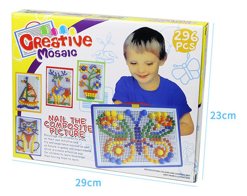 ~ Conjunto De Quebra-cabeça De Mosaico 3d, 296 Peças De