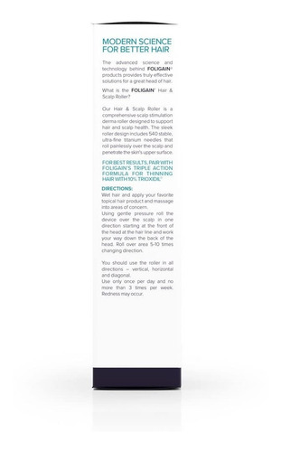 Imagen 5 de 7 de Minoxidil Kirkland 5% Solución Tópica 3 Meses + Dermarroller
