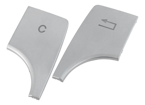 Funda Con Borde De Botón Multimedia, Cubierta Plateada Para