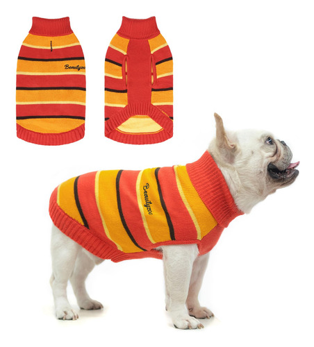 Beautyzoo Sueter Para Perros Pequenos, Sueteres A Rayas Para