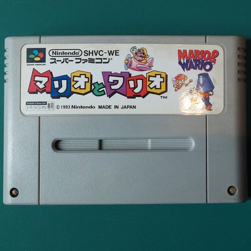 Mario & Wario (super Famicom Original Japonés)