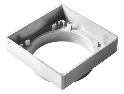 Kit 02 - Ralo Oculto Invisível 10x10 Cm Com Tela (branco)