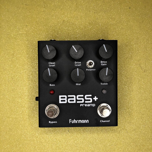 Pedal Contra Baixo Bass+ Fuhrmann Drive E Pré-amplificador