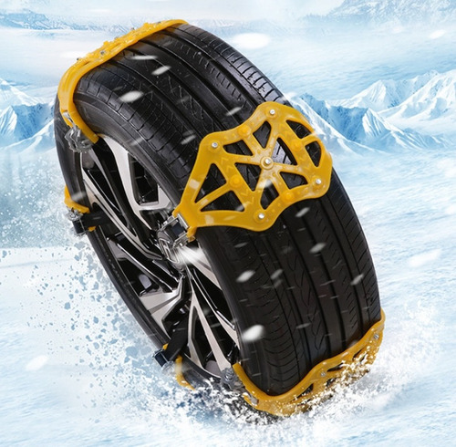 6pcs Cadenas Para Nieve Auto Suv Medidas Ajustables
