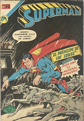 Superman 894, El Príncipe De Los Lobos, 1973, Novaro, An5