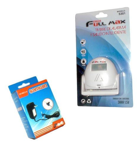 Sensor Avisador Ingreso De Personas Alarma Infrarrojo 220v