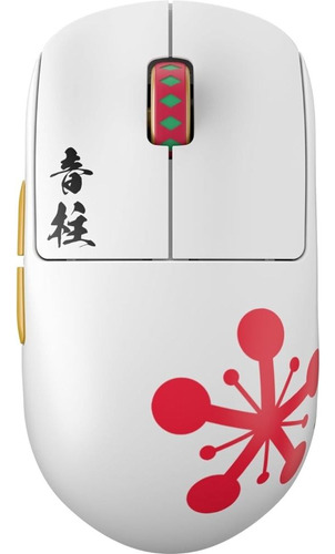 Mouse Gamer Pulsar X2h Medium Demon Slayer Uzui Tengen Cor Branco
