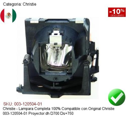 Lampara Compatible Christie 003-120504-01 Dh D700 Ds+750