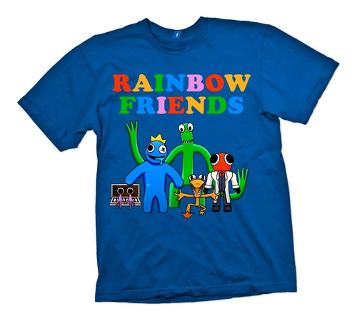 Polera Rainbow Friend - Roblox Unisex Estampado Dtf Cod 002