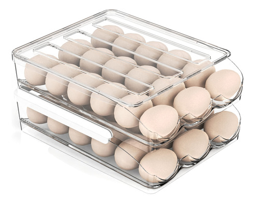 Soporte Para Huevos De Gran Capacidad Para Refrigerador, Caj