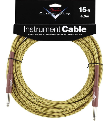 Cable Para Instrumento Fender Custom Shop Fg15t