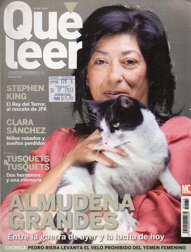 Revista Que Leer 175 Stephen King Almudena Grandes Tusquets