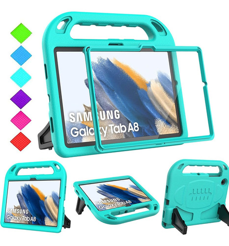 Funda Para Galaxy Tab A8 Con Protector De Pantalla Y Pie - C