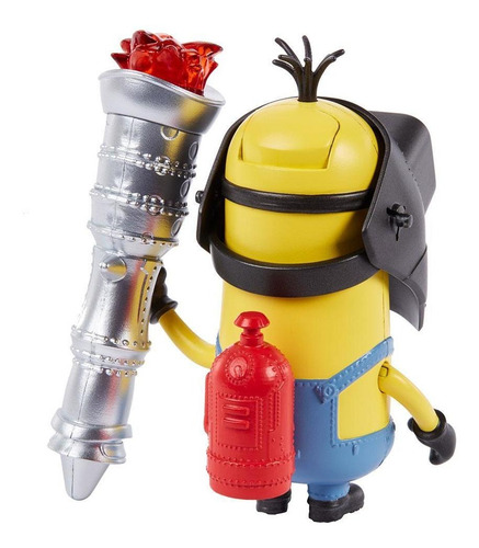 Figura Minions Travessos Kevin Lança Chamas - Mattel