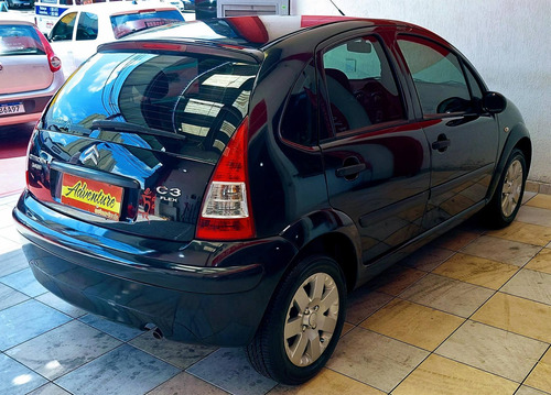 Imagem 7 de 11 de Citroen C3 Glx 1.4 8vano:2012 Preto Flex Completo