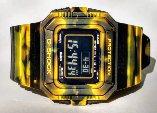 Casio G-shock G-5500jc-9 Solar Amarelo 2007 Raro Coleção