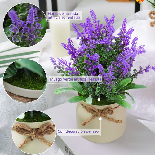 Cc Plantas Artificiales Flor Bonsai En Macetas Decoración
