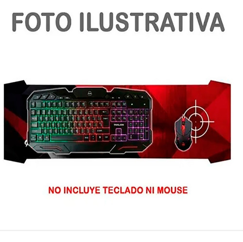 Imagen 3 de 5 de Mouse Pad Gamer Gigante Xxl 90x28cm. Para Mouse Y Teclado