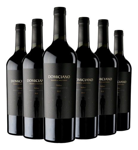 Vino Domiciano Cocecha Nocturna Reserva Malbec 6x750cc