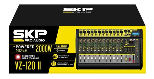Audio Consola De Audio Skp Vz 120 Ii 12 Canales