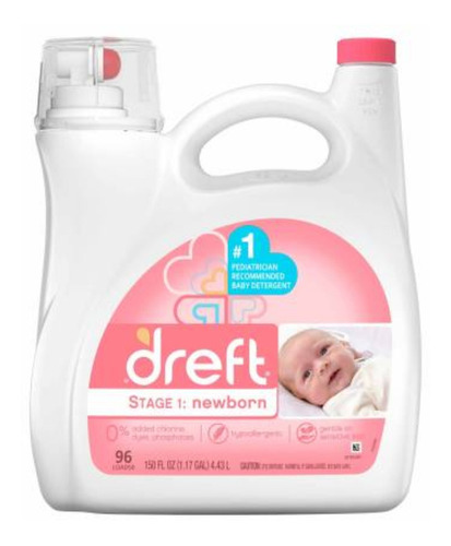 Detergente Líquido Dreft Para Ropa De Bebé 4.43 L