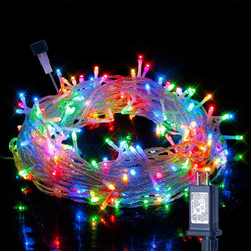 Hopolon 100 Luces Led De 33 Pies, Luces De Navidad Con 8 Mod