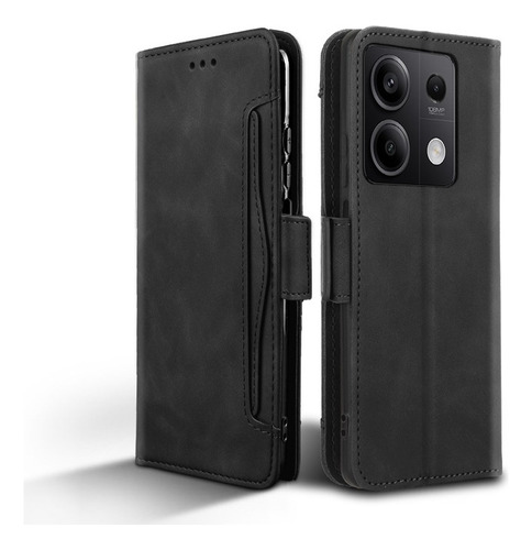 For Xiaomi Redmi Note 13 5g 2 In 1 Pu Wallet Card Slot Case