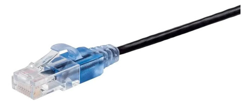 Monoprice Cat6a Patch Ethernet Cable - 6 Pulgadas - Negro | 