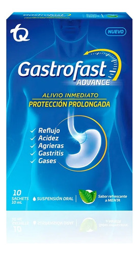 Gastrofast Advance Caja 10 Sob - Unidad a $2937