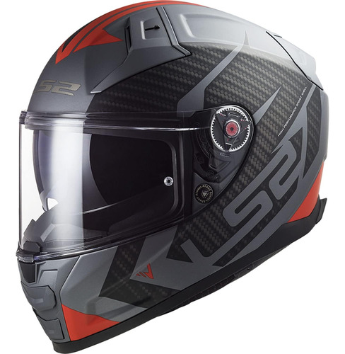Casco Para Moto Ls2 Helmets Ful Talla M Color Negro
