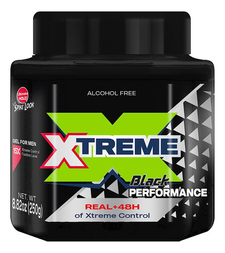 Xtreme Gel Para El Cabello Performance Black Styling Con Alo