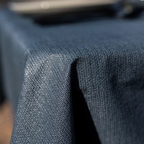 Mantel Impermeable Antimanchas Rafia 1,40 X 2,50 Mts Gris Oscuro Lisa