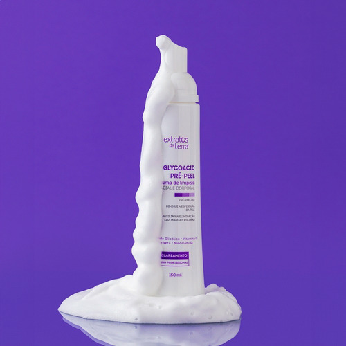 Dermolight Espuma Glycoacid Pre-peel 150ml Extratos Da Terra