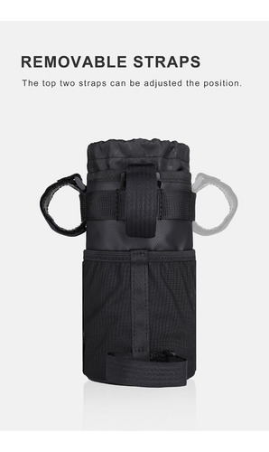 Imagen 9 de 10 de Portavasos Botella Termo Cafe Para Bicicleta O Motocicleta