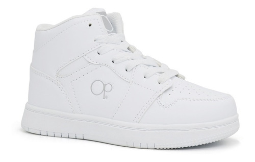 Zapatilla Ocean Pacific Casual De Niño Kann-j22 All White.