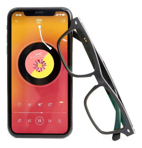 Gafas Inteligentes Wireless Bt5.0 Música De Llamadas Manos