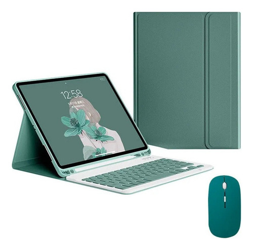 Funda Con Teclado Para iPad 9 8 7 Air3 Pro Ratón Ñ -fx152