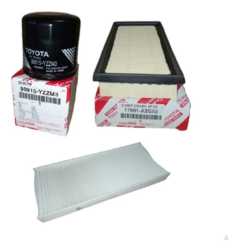 Kit Filtros Originales Toyota Etios  Año 2017