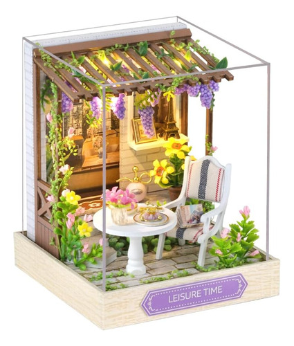 Casa En Miniatura De Bricolaje Kit De Casa De Muñecas En Min
