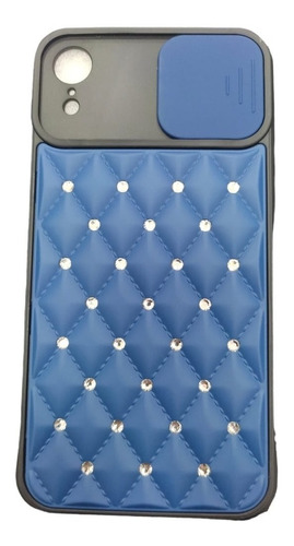 Case Protector Cubre Cámara Con Brillo Rígido iPhone XR