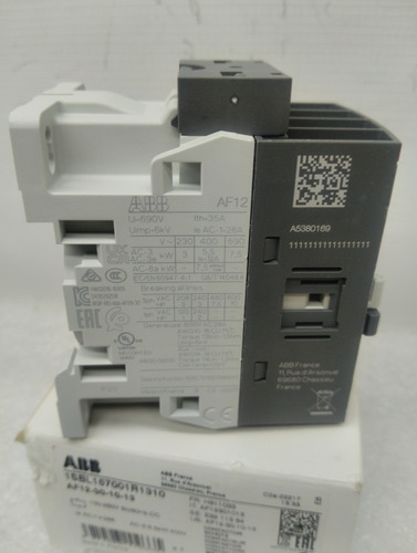 Contactor Abb 1sbl157001r1310 Af12-30-10-13 7.5hp 100-250v (Usado)