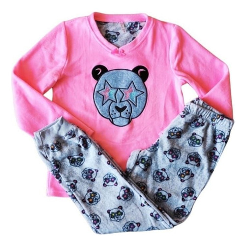 Pijamas De Polar Para Niñas - Invierno