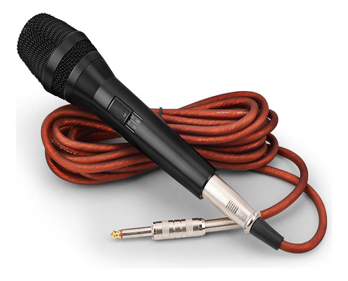 Micrófono Dinámico De Karaoke Para Cantar Con Cable Xlr D.