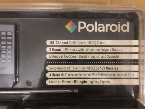 Televisor Polaroid Portable Lcd Tv With Ntsc Tuner Flm-0711 (Usado)
