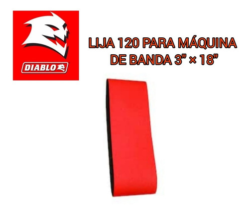 Lijas Para Lijadora De Banda 3x18 