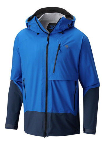 Campera Impermeable Mhw Superforma Hombre (blue) Outlet