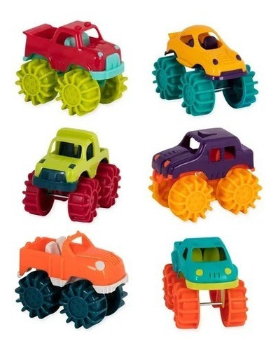 Mini Camiones Monster Trucks Battat!